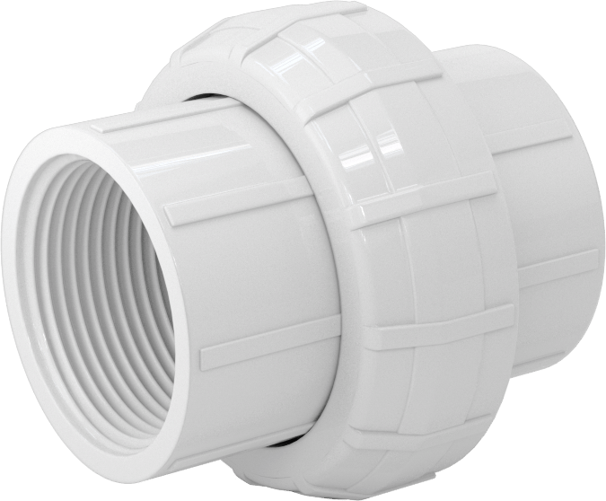 Su için Standart Cidarlı PVC Boru Bağlantı Parçası, Düz Bağlantı Parçası, 1-1/4 NPT Dişi