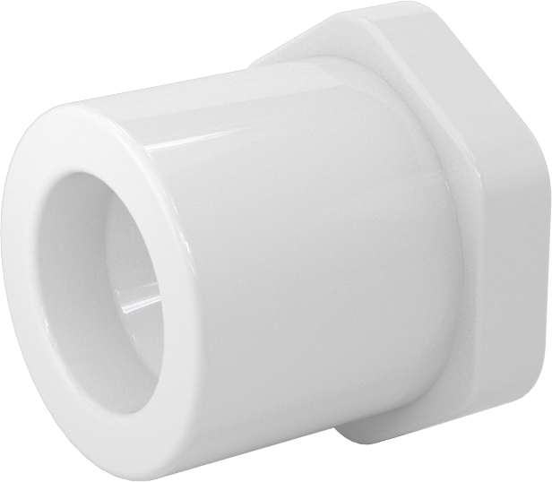Su için Standart Cidarlı PVC Boru Bağlantı Parçası, Burç Redüktör Adaptörü, 1 Soket Erkek x 3/8 NPT Dişi
