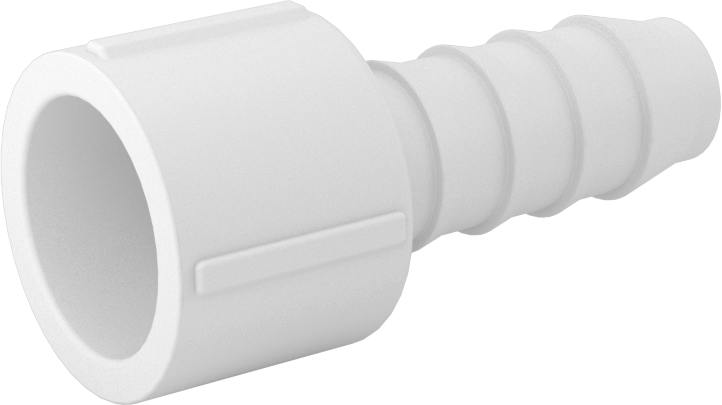 Su için Standart Cidarlı PVC Boru Bağlantı Parçası, Adaptör, 1/2 Soket Dişi x 1/2 Dikenli Erkek