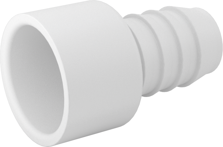 Su için Standart Cidarlı PVC Boru Bağlantı Parçası, Adaptör, 1 Soket Bağlantısı Dişi x 1 Dikenli Erkek