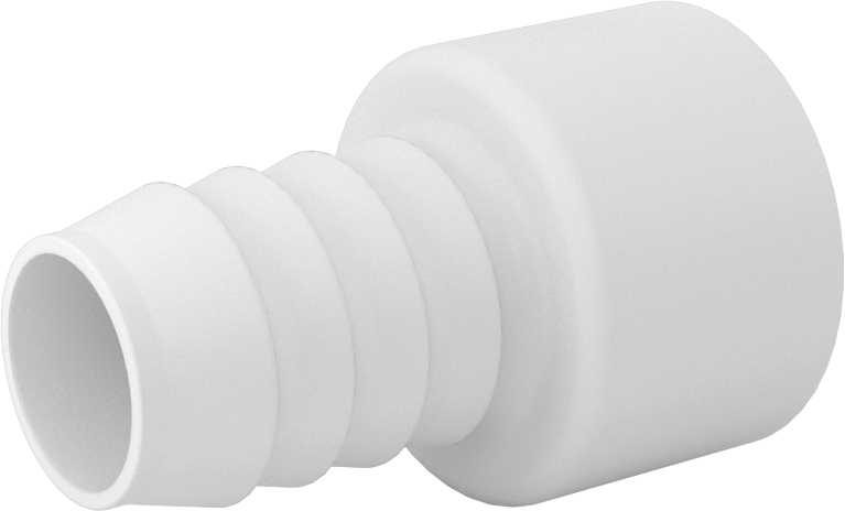 Su için Standart Cidarlı PVC Boru Bağlantı Parçası, Adaptör, 1 Soket Bağlantısı Dişi x 1 Dikenli Erkek