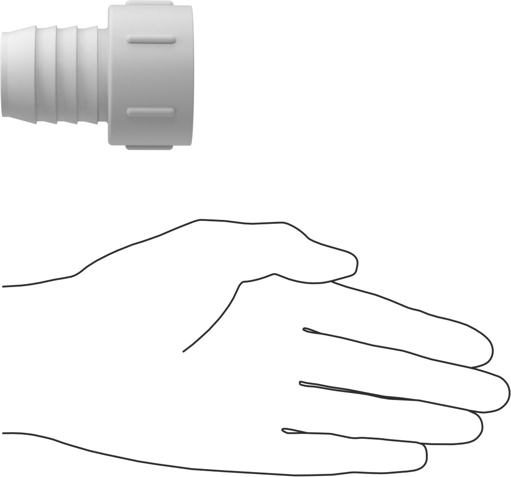 Su için Standart Cidarlı PVC Boru Bağlantı Parçası, Adaptör, 1-1/4 Soket Dişi x 1-1/4 Dikenli Erkek