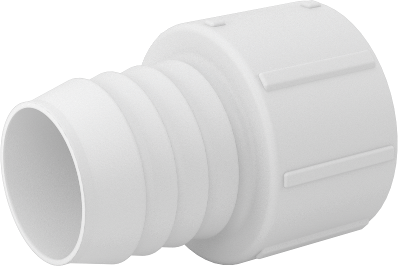 Su için Standart Cidarlı PVC Boru Bağlantı Parçası, Adaptör, 1-1/2 Soket Dişi x 1-1/2 Dikenli Erkek