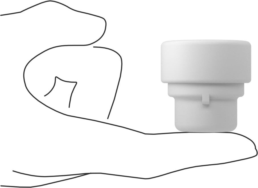 Su için Standart Cidarlı PVC Boru Bağlantı Parçası, Kapak, Beyaz, 1/2 Boru Boyutu Push-to-Connect Dişi