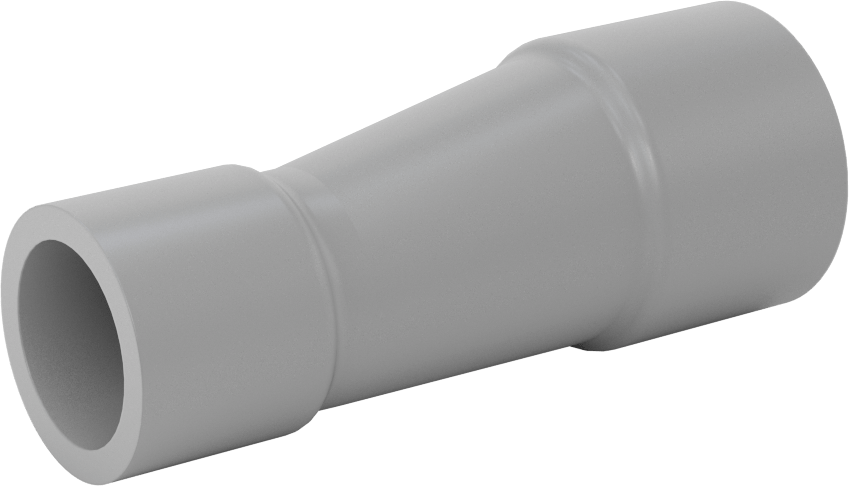 Su için Kalın Cidarlı PVC Plastik Boru Bağlantı Parçası, Ofset Redüktör, 3/4 Dişi Soket x 1/2 Dişi Soket