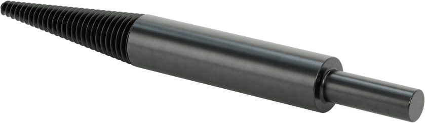 Konik Parlatma Tekerleği Mili, 1/4" Çaplı Şaft ile, 4" Toplam Uzunluk