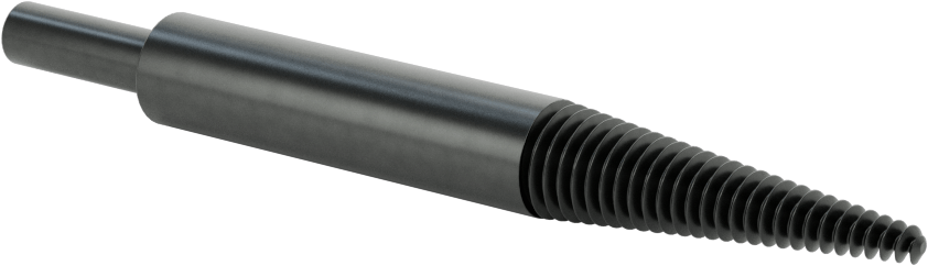 Konik Parlatma Tekerleği Mili, 1/4" Çaplı Şaft ile, 4" Toplam Uzunluk