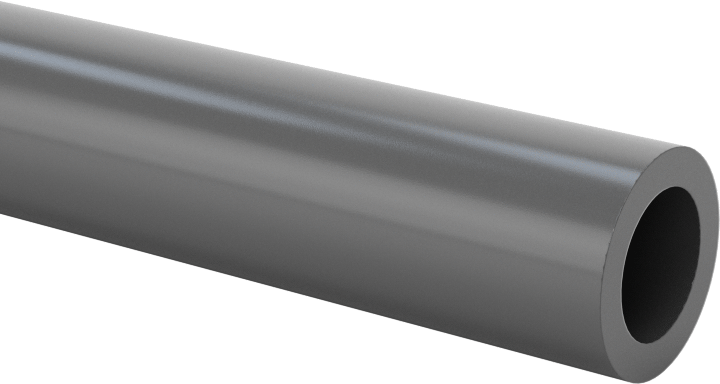 Su için Standart Cidarlı Dişsiz Sert PVC Boru, 1/8 Boru Boyutu, 10 Fit Uzunluk