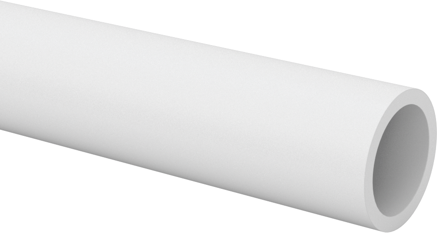 Su için Standart Cidarlı Dişsiz Sert PVC Boru, 3/4 Boru Boyutu, 10 Fit Uzunluk