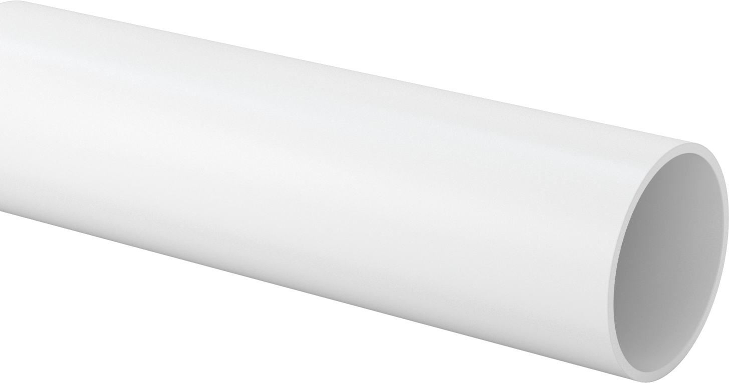 Su için Standart Cidarlı Dişsiz Sert PVC Boru, 6 Boru Boyutu, 2 Ayak Uzunluk