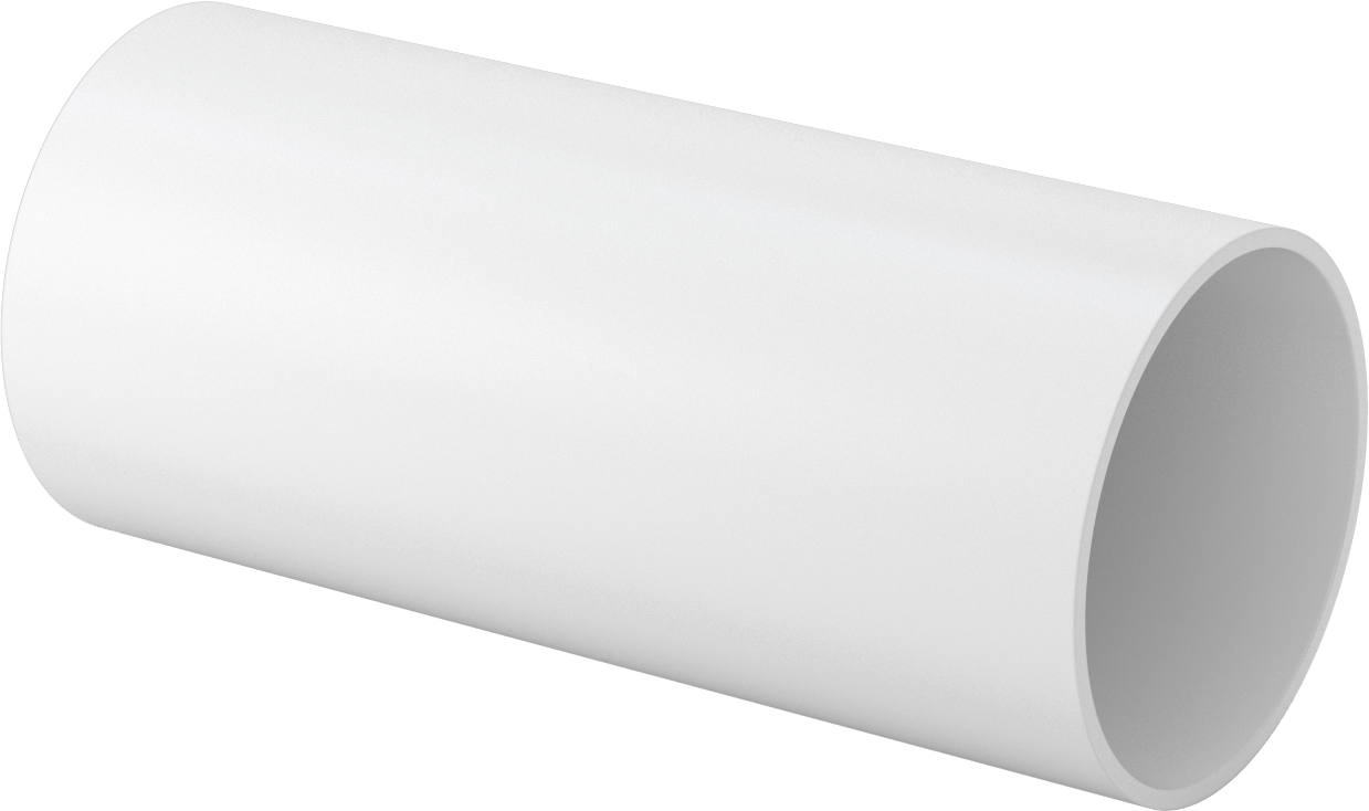Su için Standart Cidarlı Dişsiz Sert PVC Boru, 10 Boru Boyutu, 2 Ayak Uzunluk