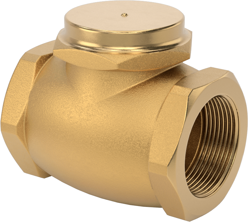 Yüksek Çevrimli Dişli Çek Valf, 1-1/2 NPT Dişi, 125 Basınç Sınıfı