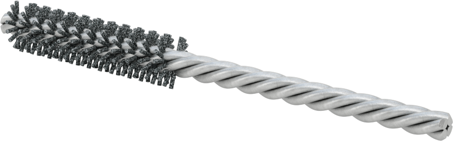 Sert Naylon Kıllı Zımpara Tüp Fırçası, 1/4" Çaplı Bükümlü Şaft, 1/2“ Çap 2” Uzunlukta Fırça, 120 Kum