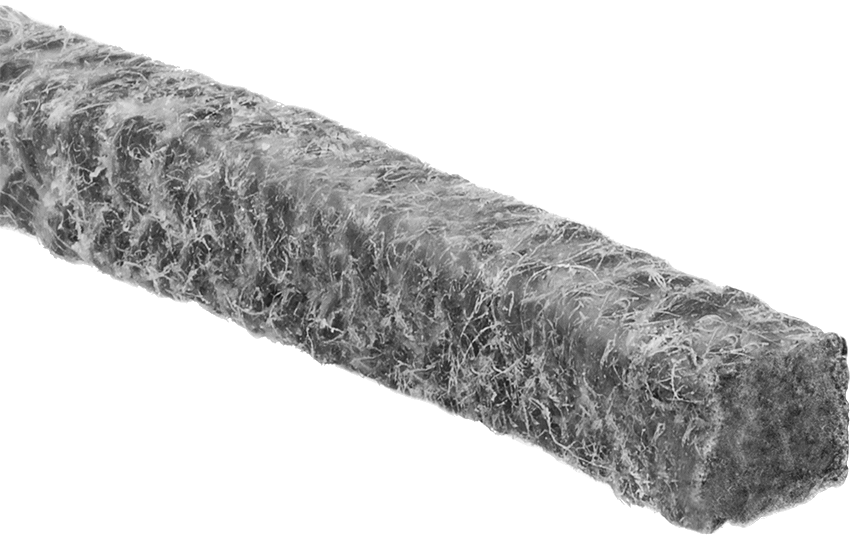 Su ve Tuzlu Suya Dayanıklı Salmastra Contası, Balmumu Kaplı Keten Elyafı, 1/4" Genişlik, 1/4" Yükseklik
