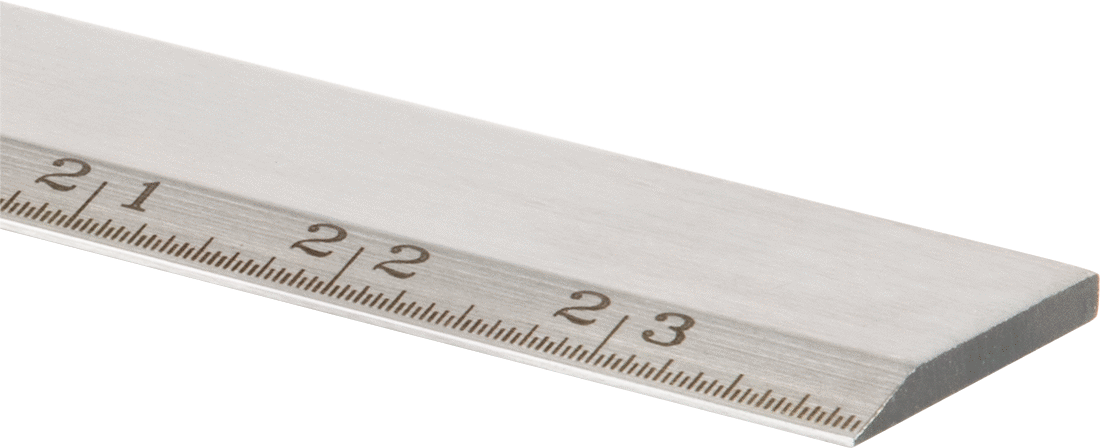 Dereceli Düz Kenar, Inch, 24 inç Uzunluk