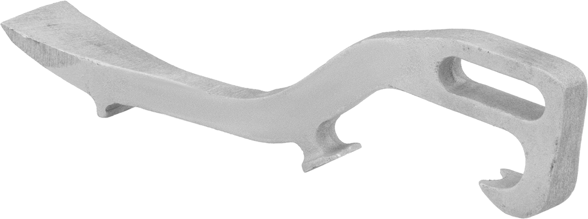 Yangın Hortumu Anahtarı, Kaldırma Ucu ile, 3/4“ ila 6” Diş Boyutu için, 10-1/2" Toplam Uzunluk