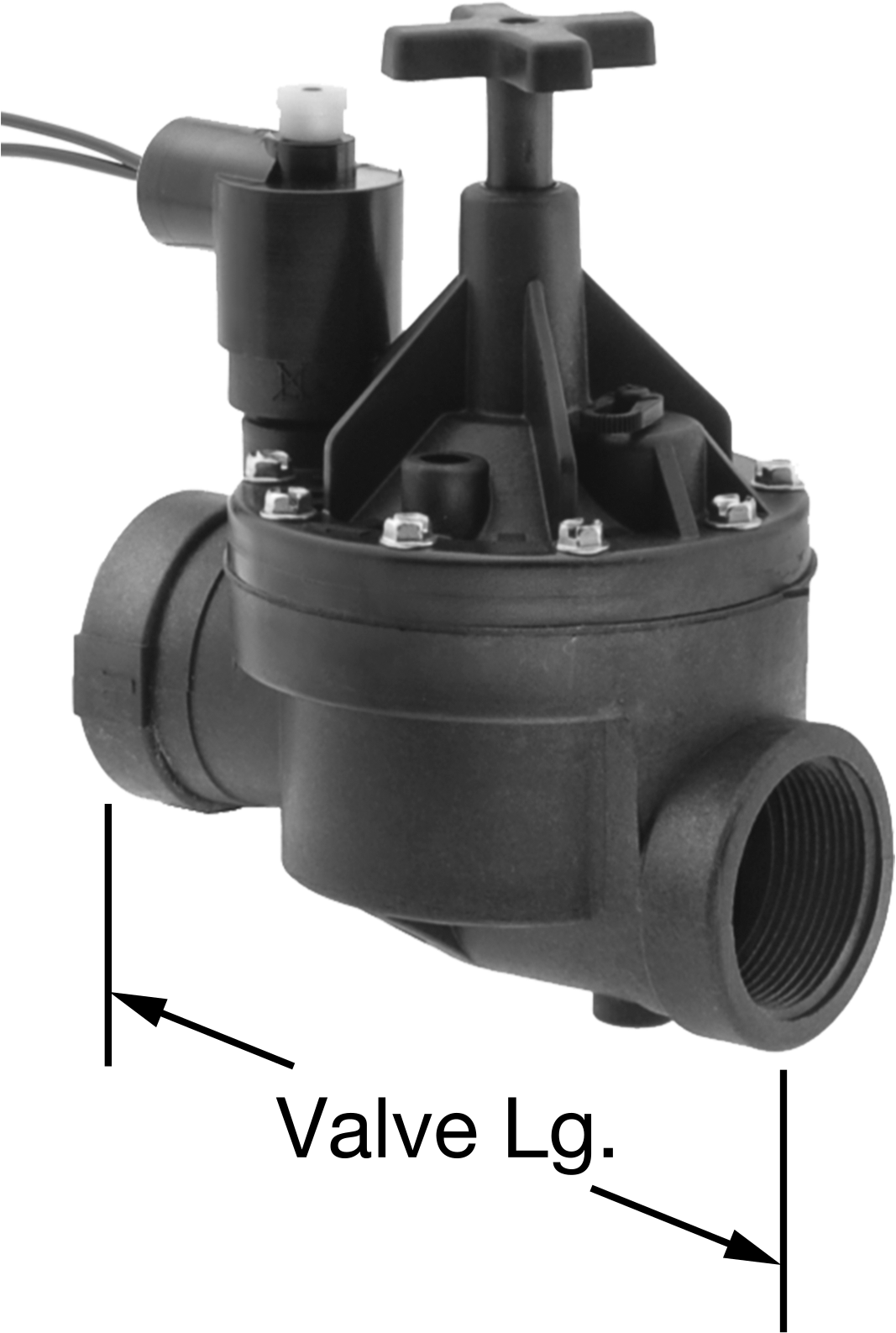 Akış Ayarlı Solenoid Açma/Kapama Vanası, Normalde Açık, 120V AC, 1 NPT Dişi