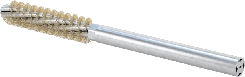 Boru Fırçası, Çizilmeye Dayanıklı, 1/4" Çaplı Yuvarlak Şaft, 3/8“ Çap x 1-1/2” Uzunluk