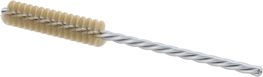 Boru Fırçası, Çizilmeye Dayanıklı, 5/32" Çaplı Bükülmüş Şaft, 7/16“ Çap x 2” Uzunluk
