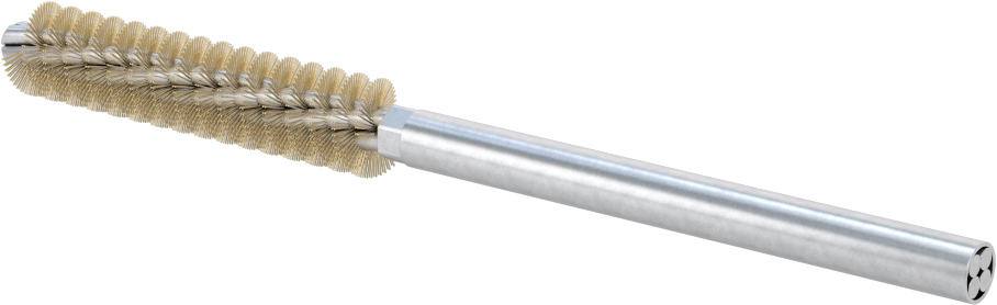 Boru Fırçası, Çizilmeye Dayanıklı, 1/4" Çaplı Yuvarlak Şaft, 7/16“ Çap x 2” Uzunluk