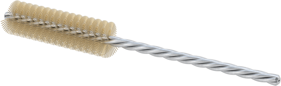 Boru Fırçası, Çizilmeye Dayanıklı, 5/32" Çaplı Bükülmüş Şaft, 9/16“ Çap x 2” Uzunluk