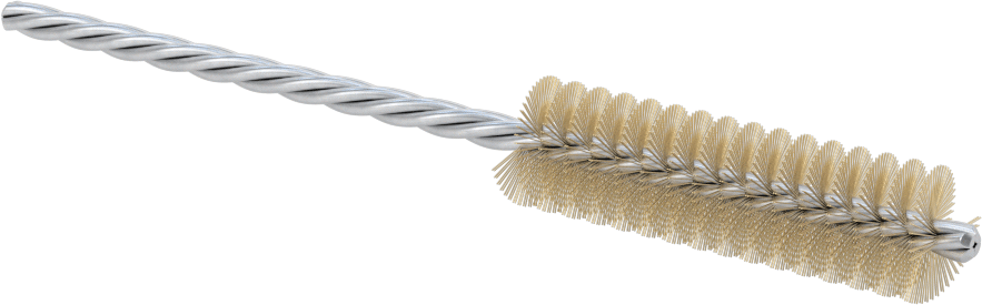 Boru Fırçası, Çizilmeye Dayanıklı, 5/32" Çaplı Bükülmüş Şaft, 9/16“ Çap x 2” Uzunluk