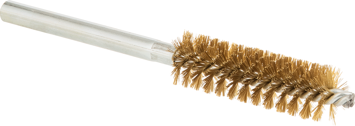 Boru Fırçası, Çizilmeye Dayanıklı, 5/16" Yuvarlak Şaft, 3/4“ Çap x 2-1/2” Uzunluk
