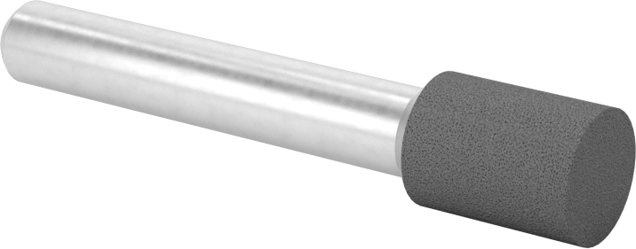 Metaller için Kauçuk Yastıklı Aşındırıcı Taşlama Ucu, Çelik için, 1/4" Şaft Çapı, Şekil No. W176
