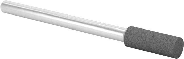 Metaller için Kauçuk Yastıklı Aşındırıcı Taşlama Ucu, Çelik için, 1/8" Şaft Çapı, Şekil No. W154