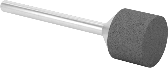 Metaller için Kauçuk Yastıklı Aşındırıcı Taşlama Ucu, Çelik için, 1/8" Şaft Çapı, Şekil No. W184