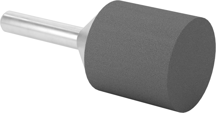 Metaller için Kauçuk Yastıklı Aşındırıcı Taşlama Ucu, Çelik için, 1/4" Şaft Çapı, Şekil No. W220