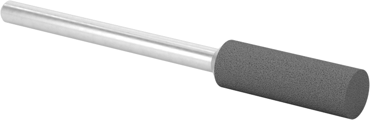 Metaller için Kauçuk Yastıklı Aşındırıcı Taşlama Ucu, Alüminyum için, Pirinç ve Bronz, 1/8" Şaft Çapı, Şekil No. W164