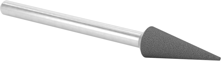 Metaller için Kauçuk Yastıklı Aşındırıcı Taşlama Ucu, Alüminyum için, Pirinç ve Bronz, 1/8" Şaft Çapı, Şekil No. B53