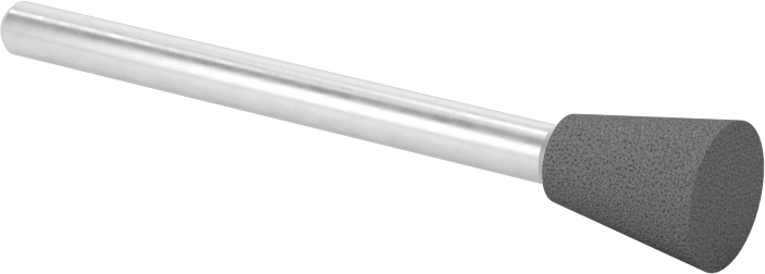 Metaller için Kauçuk Yastıklı Aşındırıcı Taşlama Ucu, Alüminyum için, Pirinç ve Bronz, 1/8" Şaft Çapı, Şekil No. B104