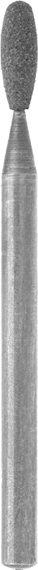 Metaller için Kauçuk Yastıklı Aşındırıcı Taşlama Ucu, Alüminyum için, Pirinç ve Bronz, 1/8" Şaft Çapı, Şekil No. B46
