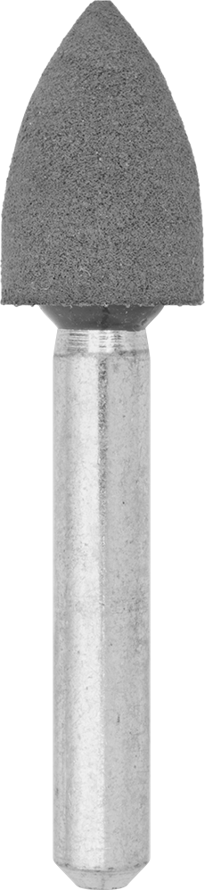 Metaller için Kauçuk Yastıklı Aşındırıcı Taşlama Ucu, Alüminyum için, Pirinç ve Bronz, 1/8" Şaft Çapı, Şekil No. B45