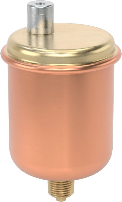 Su ve Soğutucu Sıvı için Hava Tahliye Valfi, Dikey Montaj, 1/8 NPT Erkek Giriş, 50 PSI, 2-5/8 Yükseklik