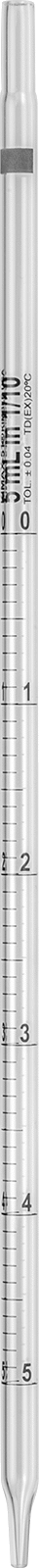 Pipet, Borosilikat Cam, 5 ml Kapasite