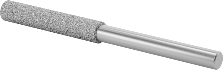 Metalsiz Malzemeler için Taşlama Ucu, 1/8" Şaft Çapı, 5/32“ Çap x 13/16” Uzun Başlık, 36 Kum