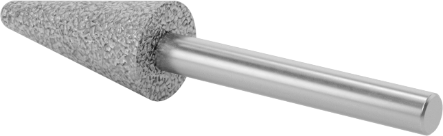 Metalsiz Malzemeler için Taşlama Ucu, 1/8" Şaft Çapı, 5/16“ Çap x 11/16” Uzunlukta Başlık, 36 Kum