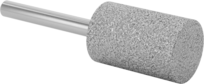 Metalsiz Malzemeler için Taşlama Ucu, 1/8" Şaft Çapı, 7/16“ Çap x 21/32” Uzun Başlık, 36 Kum