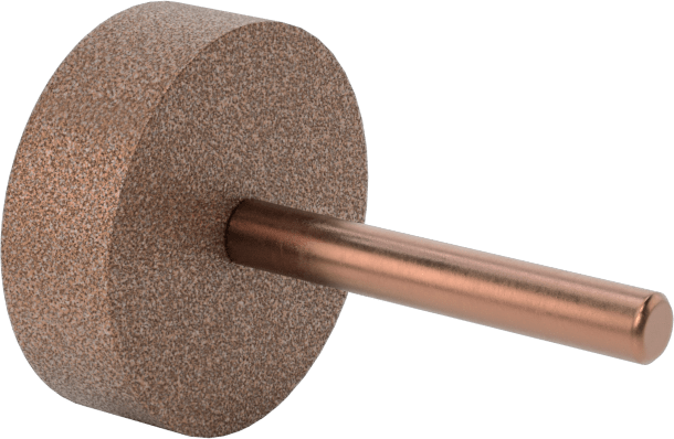 Metalsiz Malzemeler için Taşlama Ucu, 1/8" Şaft Çapı, 25/32“ Çap x 1/4” Uzunlukta Başlık, 36 Kum