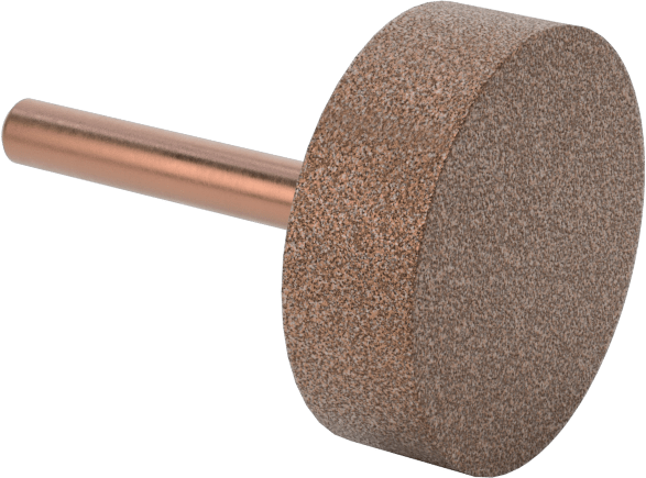 Metalsiz Malzemeler için Taşlama Ucu, 1/8" Şaft Çapı, 25/32“ Çap x 1/4” Uzunlukta Başlık, 36 Kum
