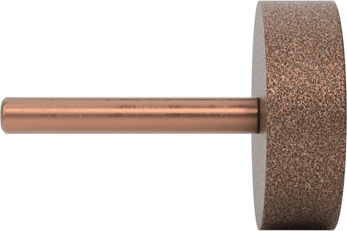 Metalsiz Malzemeler için Taşlama Ucu, 1/8" Şaft Çapı, 25/32“ Çap x 1/4” Uzunlukta Başlık, 36 Kum