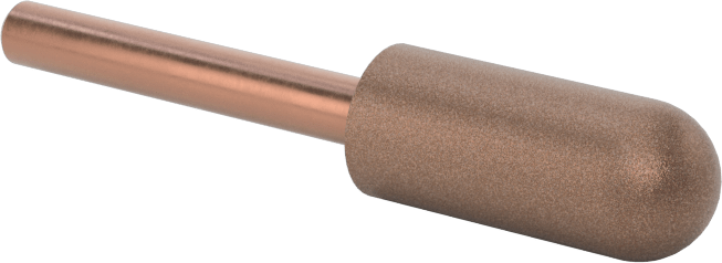 Metalsiz Malzemeler için Taşlama Ucu, 1/8" Şaft Çapı, 9/32“ Çap x 21/32” Uzun Baş, 36 Kum