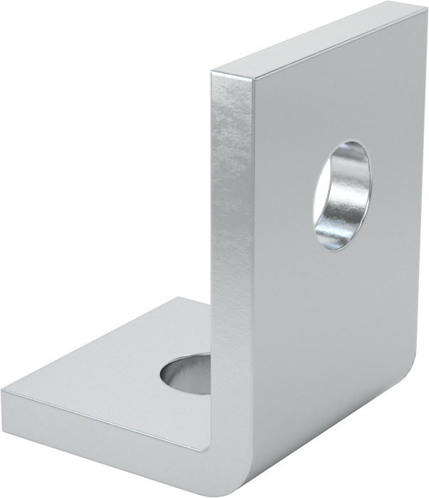 Cıvatalı Çerçeveleme için 2-1/4“ x 1-5/8” Uzunlukta Çinko Kaplı Köşe Braketi