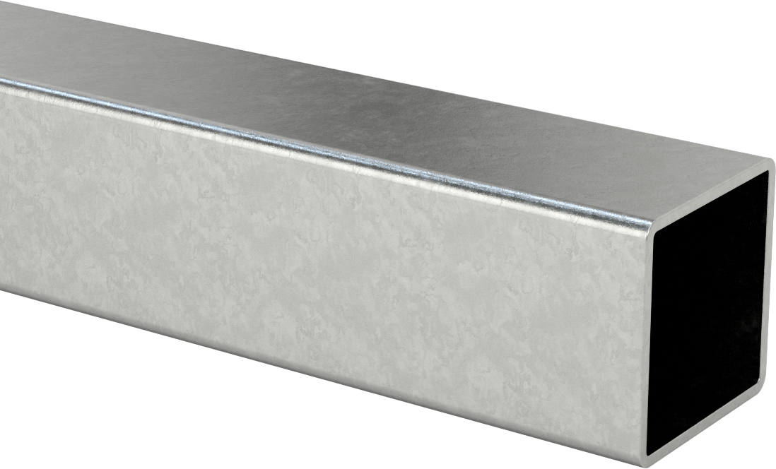 Kaynaklı Ray, Galvanizli Çelik, 2-1/4" Kare