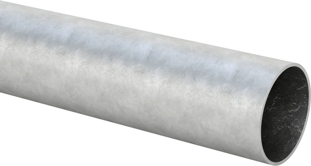 Vakum Dereceli Boru, Galvanizli Çelik, 2-1/8" OD