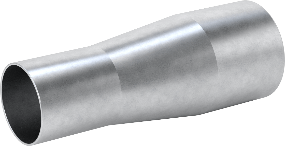 Çelik Boru için Vakum Bağlantı Parçası, 3-1/2“ x 2-1/2” Dış Çaplı Boru için Redüktör, Galvanizli Çelik