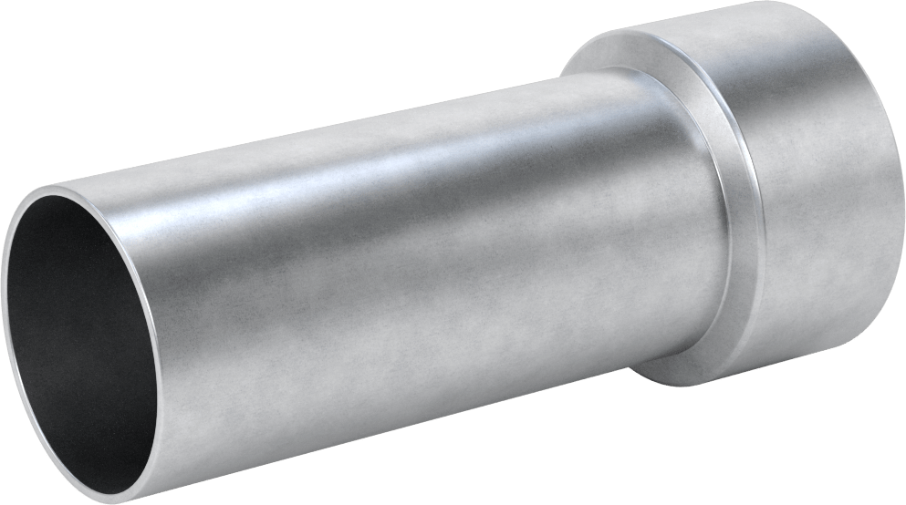 Çelik Boru için Vakum Bağlantı Parçası, 2-1/8" Boru Dış Çapı x 2 NPT Dişi için Adaptör, Galvanizli Çelik